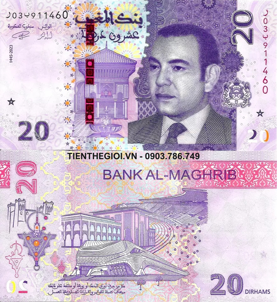 Morocco - Ma Rốc 20 Dirham 2023 UNC - SP007853